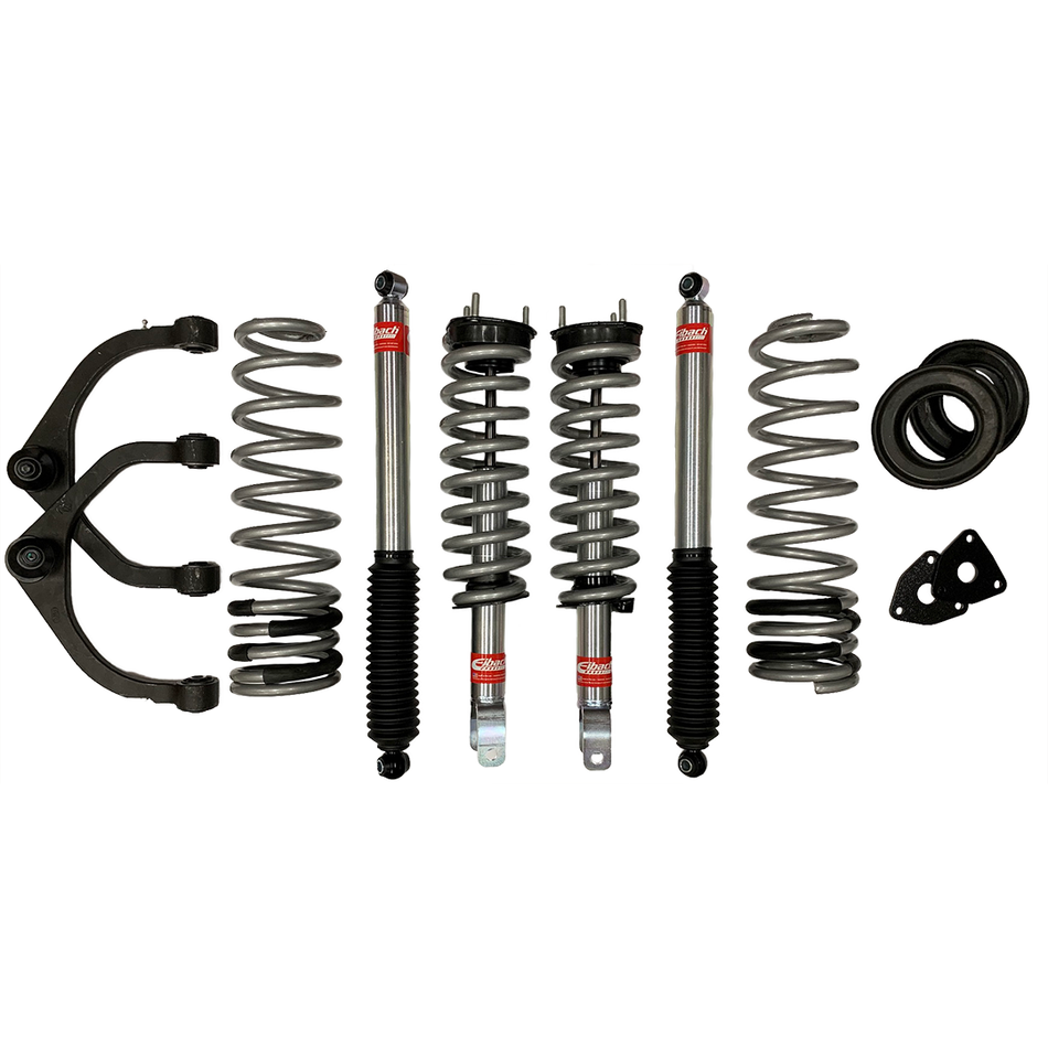 Premium Eibach 3" Lift & Conversion Kit for Ram 1500 (2013-2018, 2019-2020 Classic 5-bolt wheel only) With Rough Country Upper Control Arms