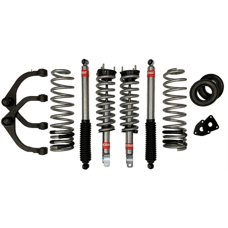 Premium Eibach 3" Lift & Conversion Kit for Ram 1500 (2013-2018, 2019-2020 Classic 5-bolt wheel only) With JBA Upper Control Arms